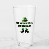 Verre L'oncle ivre Leprechaun Drôle Saint Patrick's Day (Devant)
