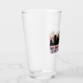 Verre Long Beach Skyline Latitude et Longitude Pint (Droite)