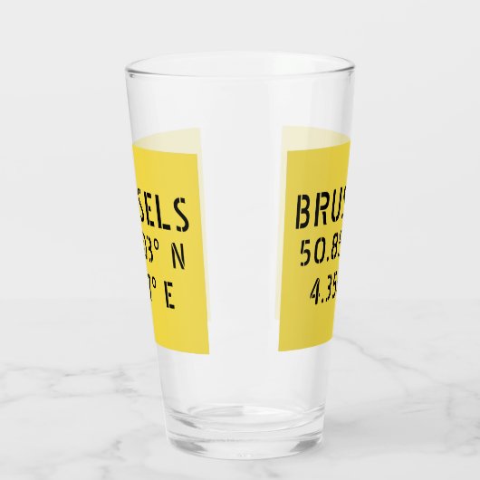 Verre Longitude de la latitude de Bruxelles (Gauche)