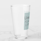 Verre Longitude de la latitude de la piscine (Droite)