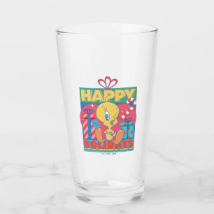 Verre LOONEY TUNES™ TWEETY™ Joyeuses fêtes