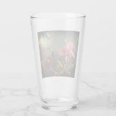 Verre L'orchidée de Cattleya et trois colibris Heade (Dos)