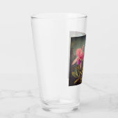 Verre L'orchidée de Cattleya et trois colibris Heade (Droite)