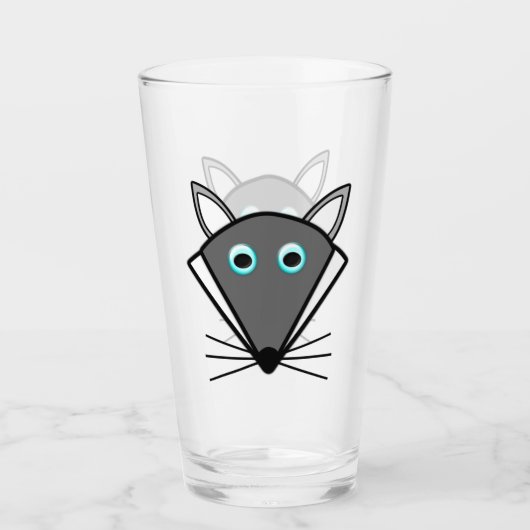 Verre Loup d'Halloween mignon (Devant)