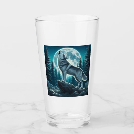 Verre Loup hurlant (Devant)