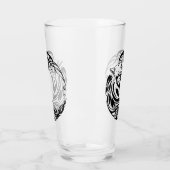 Verre Loup tribal (Gauche)