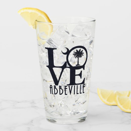Verre LOVE Abbeville SC (Devant glace)