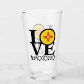 Verre LOVE Alamogordo Nouveau-Mexique (Devant)
