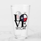 Verre LOVE Baytown Texas (Devant)