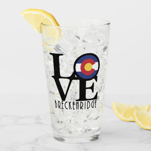 Verre LOVE Breckenridge (Devant glace)