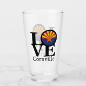 Verre LOVE Cornville (Devant)