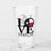 Verre LOVE denton Texas (Devant)