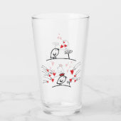 Verre LOVE ECHO - Comic Birds Tweetlercools 1 (Dos)