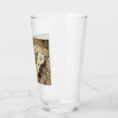Verre Love Heart Daisies (Gauche)