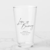 Verre Love is Brewing Fête Florale de Mariage (Devant)