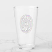 Verre Love Is Love Fierté (Dos)