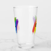 Verre Love Is Love Pride LGBTQ Rainbow Motif (Gauche)
