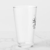 Verre 'Love & Thanks' Elégant Script Wedding Favor (Droite)