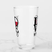 Verre LOVE Waco Texas (Gauche)