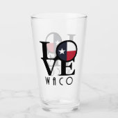 Verre LOVE Waco Texas (Devant)