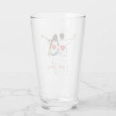 Verre Love You Illustrated Romantic Glass Cup (Dos)