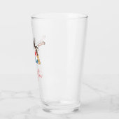 Verre Love You Illustrated Romantic Glass Cup (Gauche)