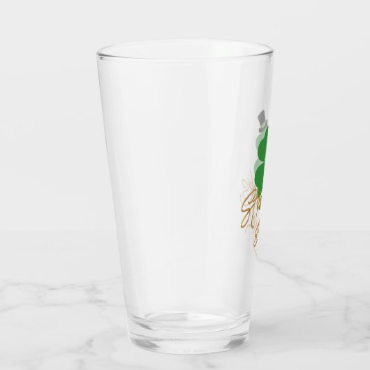 Verre Lucky Sips : St. Patrick's Day Edition - Logo dans (Droite)