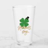 Verre Lucky Sips : St. Patrick's Day Edition - Logo dans (Devant)