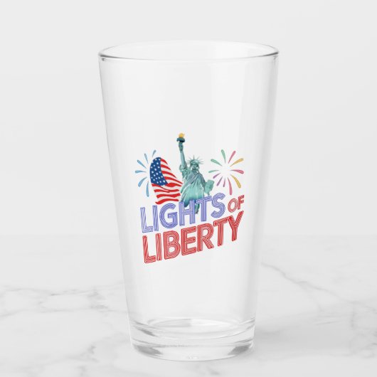 Verre Lumière de la liberté (Devant)
