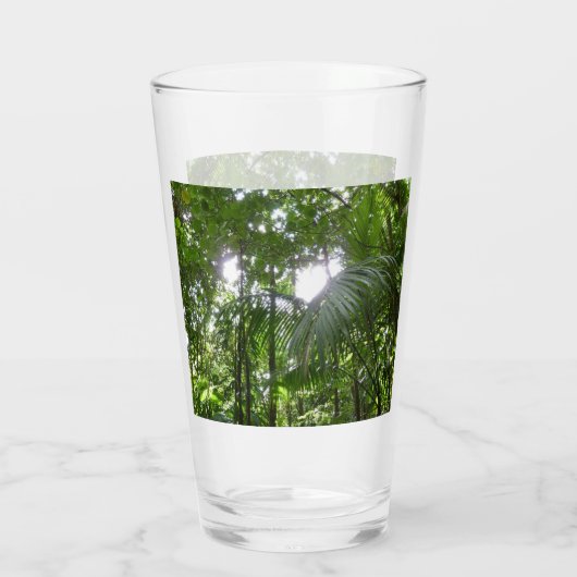 Verre Lumière du soleil à travers la canopée de la forêt (Dos)