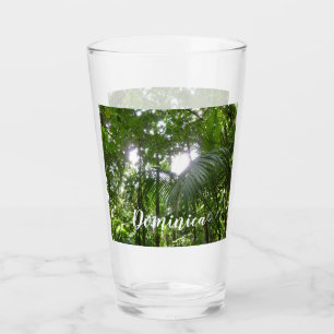 Verre Lumière du soleil à travers la canopée de la forêt