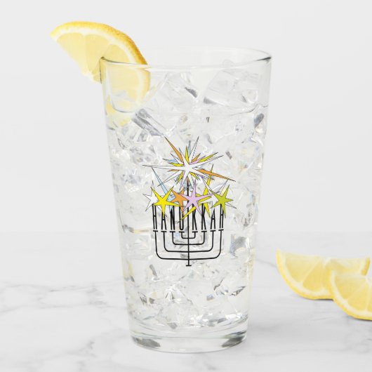 Verre Lumières Hanoukka (Devant glace)