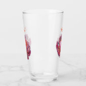 Verre Lumineuse fleur de pivoine (Gauche)