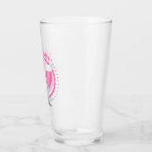 Verre Lunettes de champagne rose Mimosa (Gauche)