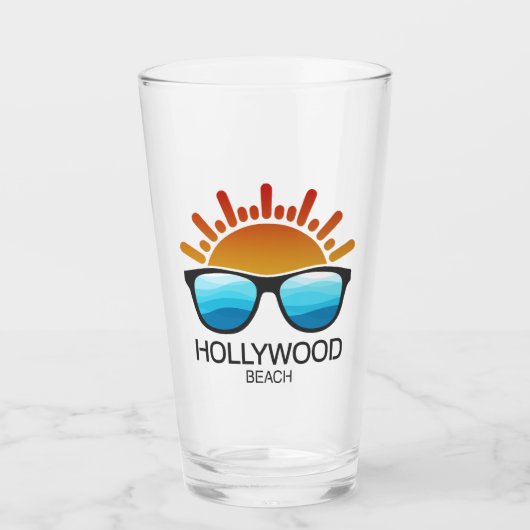 Verre Lunettes de soleil Hollywood Beach Floride (Devant)