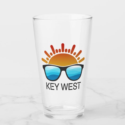 Verre Lunettes de soleil Key West Floride (Devant)