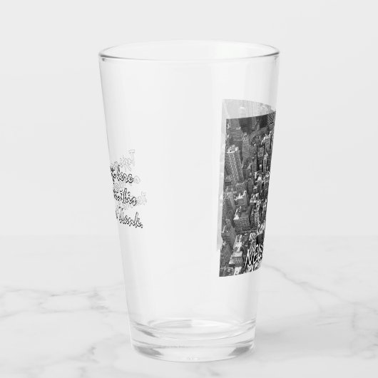 Verre Lunettes New York personnalisées Souvenirs New Yor (Droite)