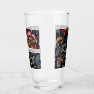 Verre Luxury Indian Floral Glass Vintage Royal Drinkware