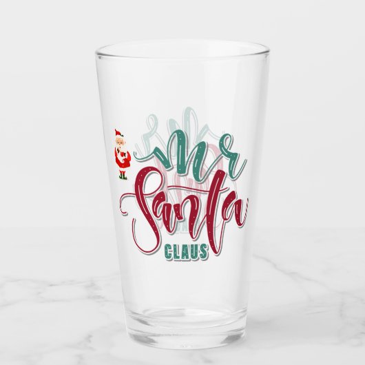 Verre M. Santa Claus Glass (Devant)