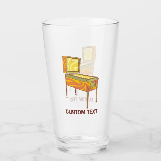 Verre Machine à Pinball (Dos)