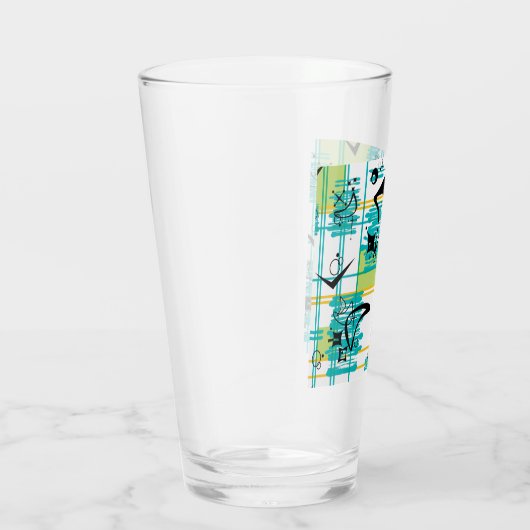 Verre Madras du milieu du siècle (Droite)