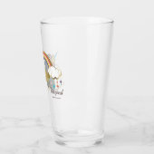 Verre Magique Unicorn Arc en ciel et nuages Design (Gauche)