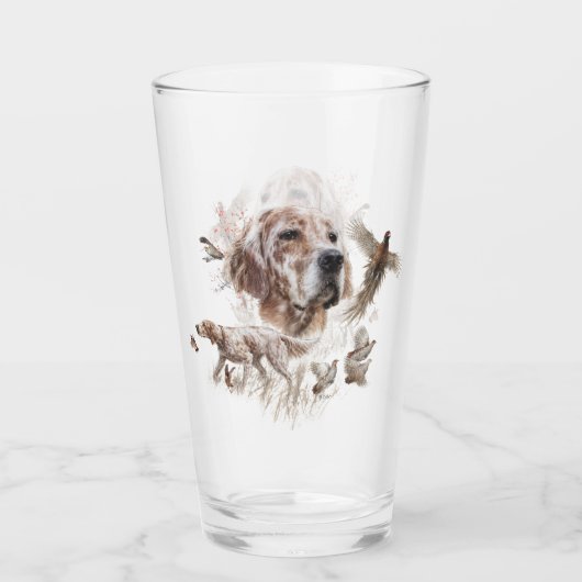 Verre Magnifique Setter , Art (Devant)