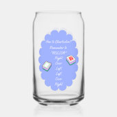 Verre Mahjong pour amis (Verso)