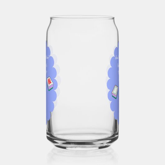 Verre Mahjong pour amis (Gauche)