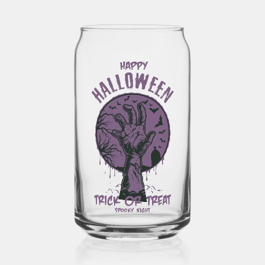 Verre Main de Zombie Halloween – Farce ou Friandis (Recto)