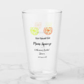 Verre Main Squeeze citron agrumes fête de mariage person (Dos)