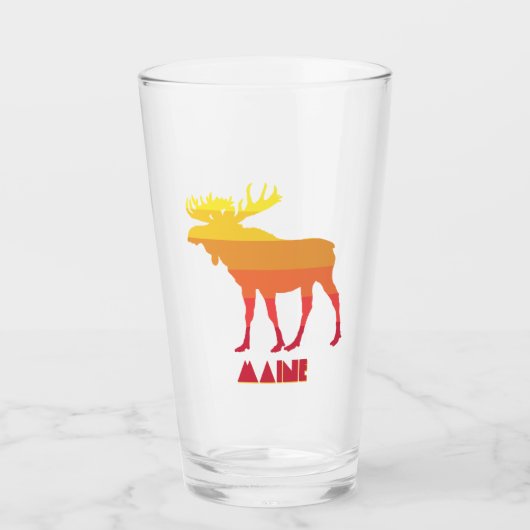 Verre Maine Moose (Devant)