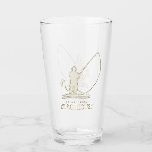 Verre Maison de plage Fisherman Gold ID623 (Dos)