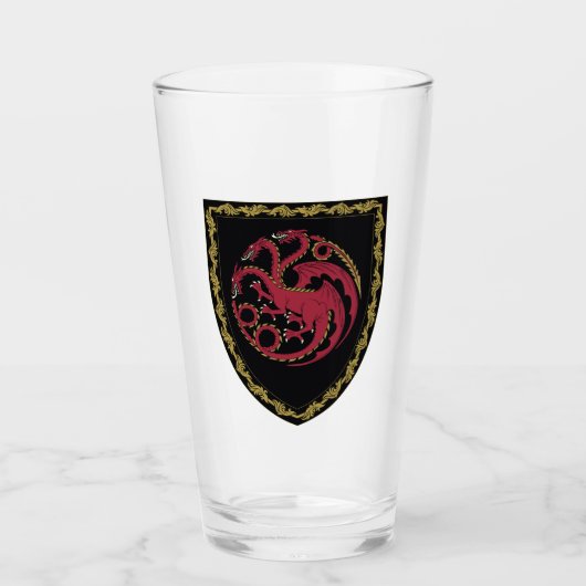 Verre MAISON DU DRAGON | Maison Targaryen Crest (Devant)